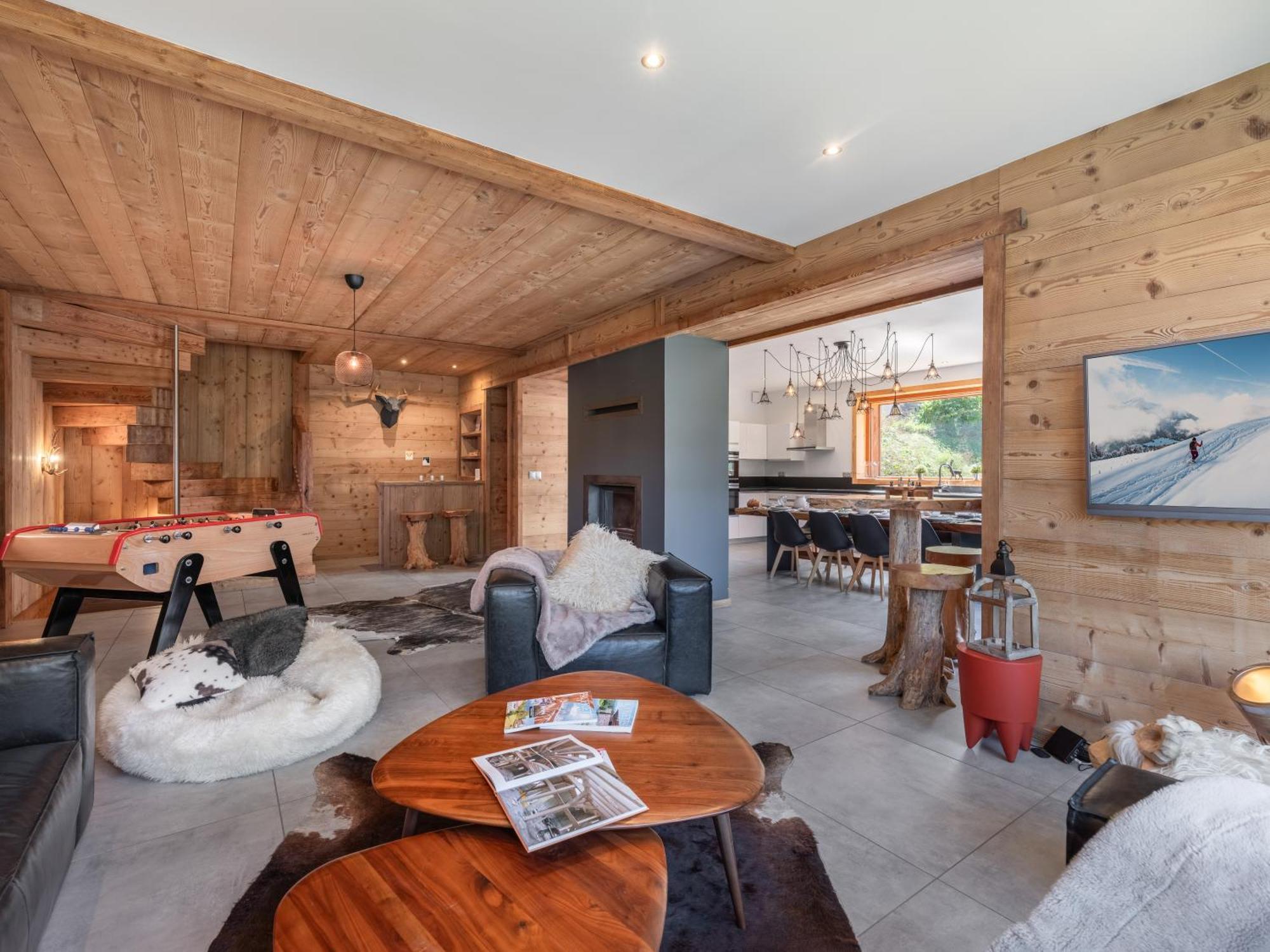 Chalet 1100 - Bo Immobilier Chatel - A Mi-Chemin Du Centre Et Du Linga - Jacuzzi Sauna Et Cheminee Exteriör bild