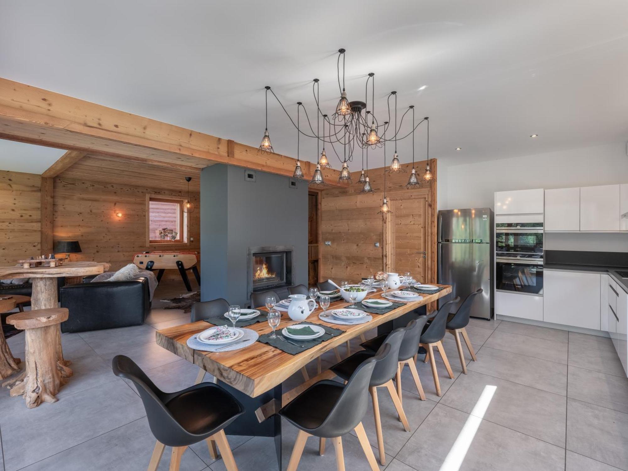 Chalet 1100 - Bo Immobilier Chatel - A Mi-Chemin Du Centre Et Du Linga - Jacuzzi Sauna Et Cheminee Exteriör bild