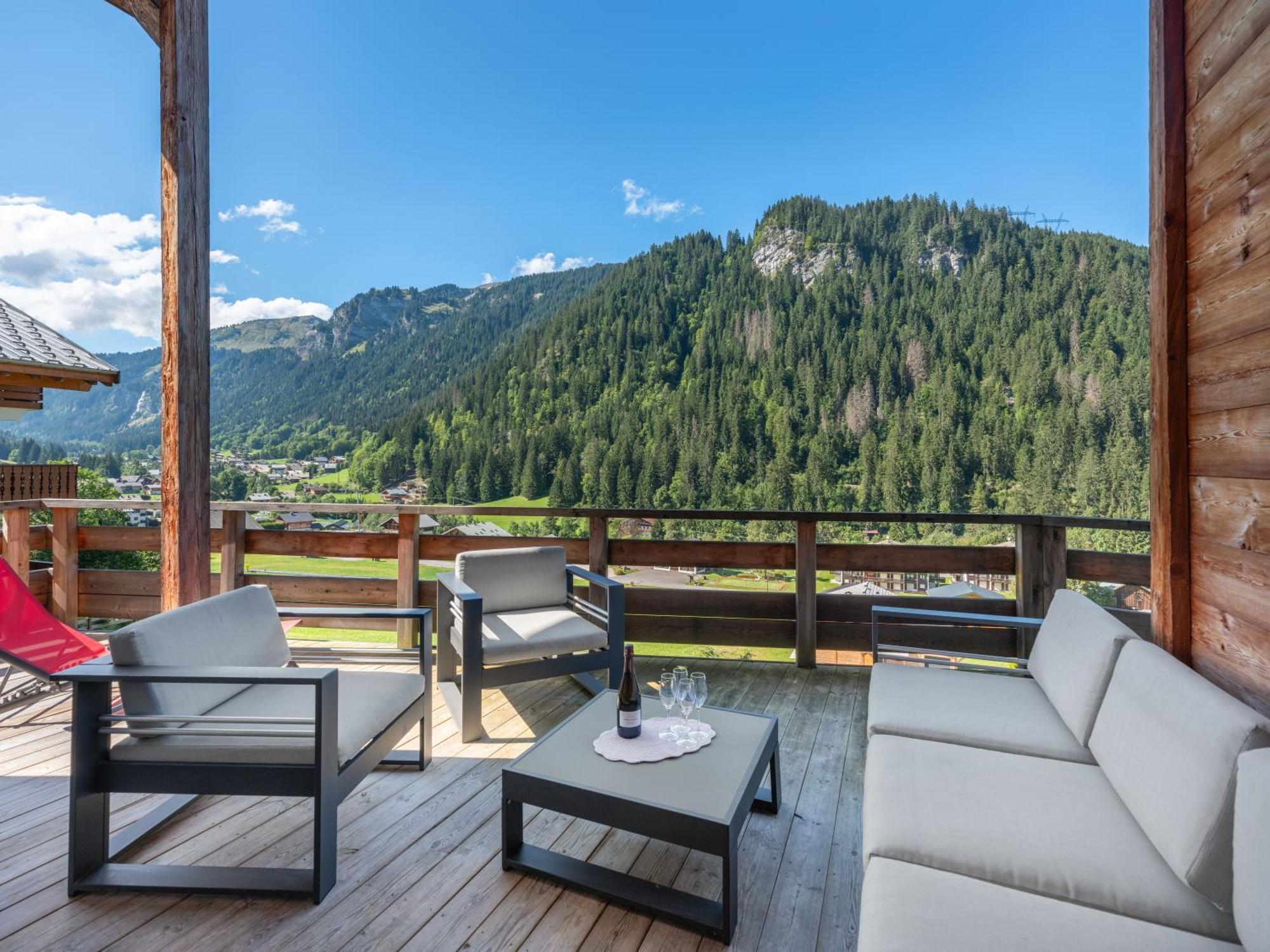 Chalet 1100 - Bo Immobilier Chatel - A Mi-Chemin Du Centre Et Du Linga - Jacuzzi Sauna Et Cheminee Exteriör bild