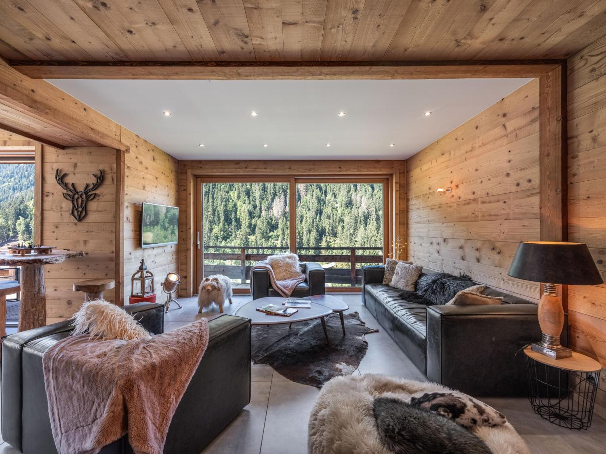 Chalet 1100 - Bo Immobilier Chatel - A Mi-Chemin Du Centre Et Du Linga - Jacuzzi Sauna Et Cheminee Exteriör bild
